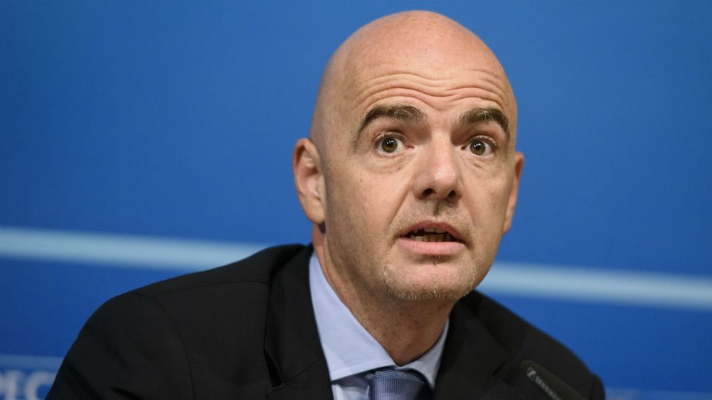 Fifa president Gianni Infantino says biennial World Cup can help save African lives